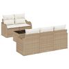 vidaXL Tr&auml;dg&aring;rdsoffset Beige konstrotting
