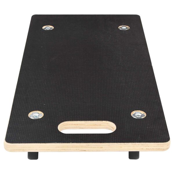 vidaXL Transportvagn 6 pcs Gr&aring; Plywood