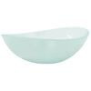 vidaXL Handfat h&auml;rdat glas 54,5x35x15,5 cm frostat