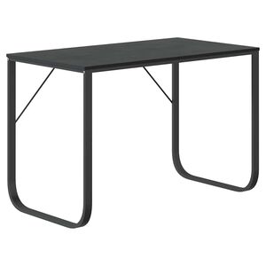 vidaXL Datorbord svart 110x60x73 cm sp&aring;nskiva