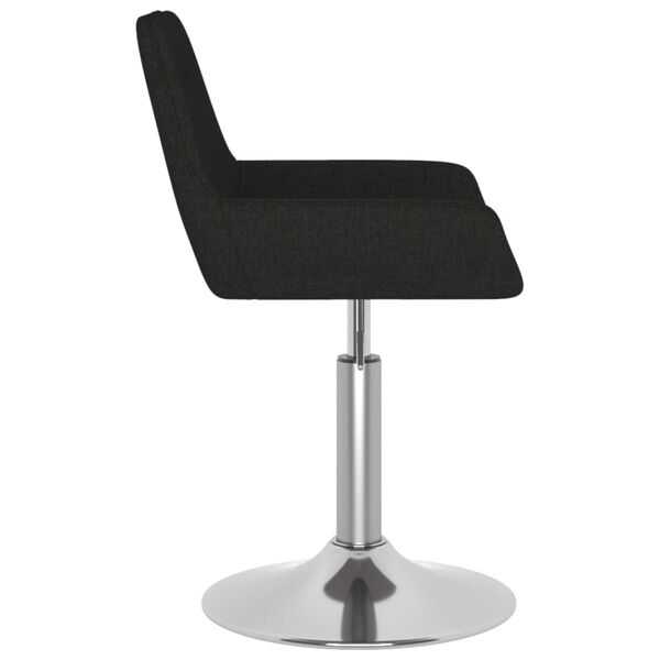 vidaXL Barstol svart tyg