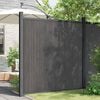 vidaXL Staketpanel WPC gr&aring; 180x186 cm