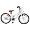 vidaXL Barncykel 20 Tum f&ouml;r 6-11 &aring;r gamla Vit