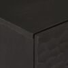 vidaXL Sidoskåp 2 st svart 60x33x75 cm massivt mangoträ