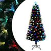 vidaXL Konstgjord julgran Gr&ouml;n 210 cm PVC