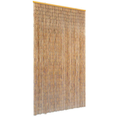 vidaXL Dörrdraperi i bambu 100x200 cm
