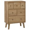 vidaXL Byr&aring; 56x30x80 cm massiv teak