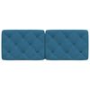 vidaXL Headboard Cushion Blue 140 cm Velvet
