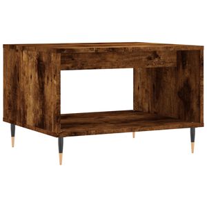 vidaXL Soffbord r&ouml;kf&auml;rgad ek 60x50x40 cm konstruerat tr&auml;