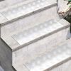 vidaXL Trappsteg Rektangulär 4 pcs Silver 60 x 20 cm Aluminium