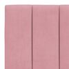 vidaXL Bed with Mattress "Hanko" Pink 90x200 cm Velvet