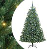 vidaXL Plast Hingad Julgran Gr&ouml;n 210 cm PVC och metall