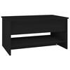 vidaXL Soffbord svart 80x50x40 cm konstruerat trä