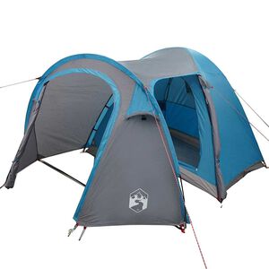vidaXL Dome T&auml;lt Kupol med tak med lagring Bl&aring; 384 x 254 x 170 cm