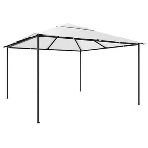 vidaXL Paviljong 4x4x3 m vit 180 g/m&sup2;