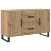 vidaXL Sk&auml;nk artisan ek 100x36x60 cm konstruerat tr&auml;