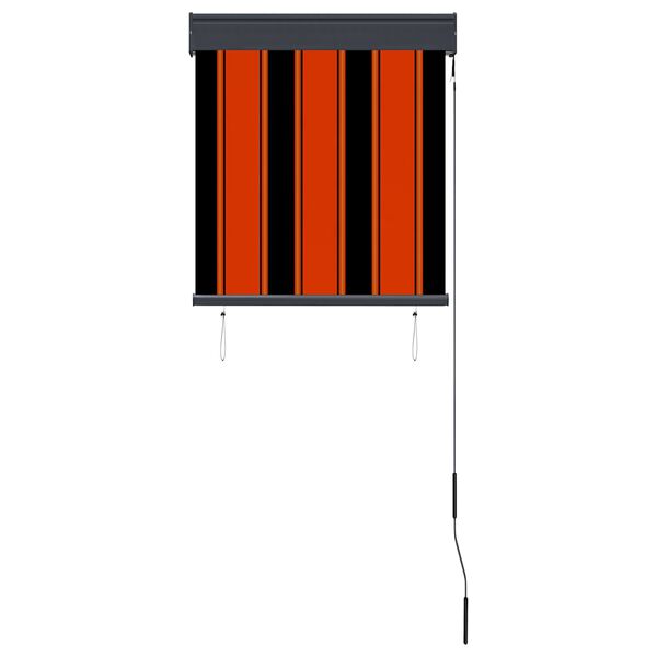 vidaXL Rullgardin utomhus 60x250 cm orange och brun