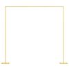 vidaXL Br&ouml;llopsb&aring;ge Guld 338 x 35 x 300 cm St&aring;l
