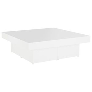 vidaXL Soffbord vit 90x90x28 cm konstruerat tr&auml;