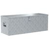 vidaXL F&ouml;rvaringsl&aring;da aluminium 110,5x38,5x40 cm silver