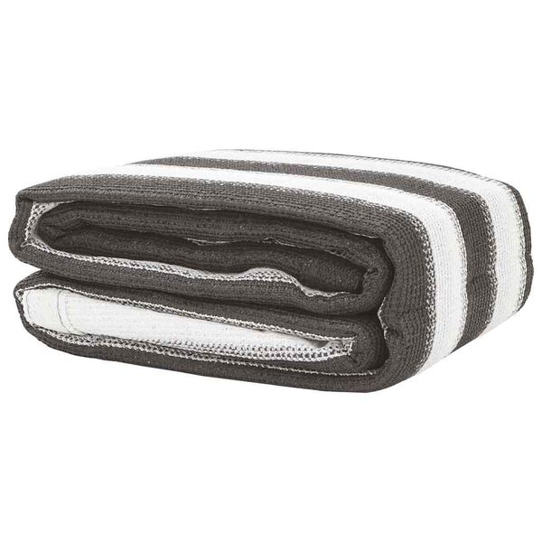 vidaXL T&auml;ltmatta antracit och vit 400x400 cm HDPE