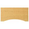 vidaXL Bordsskiva 110x55x2,5 cm bambu