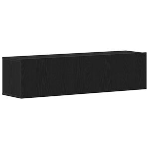vidaXL TV-b&auml;nk svart ek 120x30x30,5 cm konstruerat tr&auml;