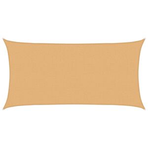 vidaXL Sols&auml;tt segel Sand 2,5 x 6 m HDPE