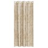 vidaXL Sammetsgardiner med gardiner 2 pcs Kr&auml;m 245 x 140 cm Sammet