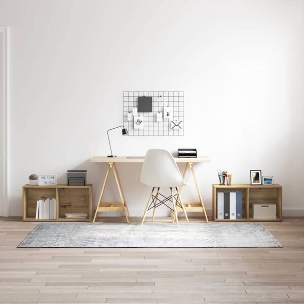 vidaXL TV-b&auml;nkset 2 pcs Artisan Ek 72 x 35 x 36,5 cm Konstruerat tr&auml;