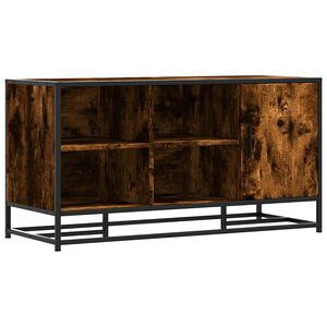 vidaXL Skob&auml;nk r&ouml;kf&auml;rgad ek 100x40x53,5 cm konstruerat tr&auml; och metall