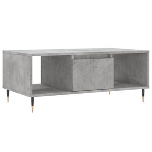 vidaXL Soffbord betonggr&aring; 90x50x36,5 cm konstruerat tr&auml;