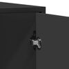 vidaXL Skänk svart 94x35x76 cm konstruerat trä