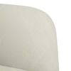 vidaXL Loveseat soffa creme 109 cm sammet
