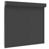 vidaXL Rulljalusi Antracit 160 x 150 cm Aluminium och polyuretan