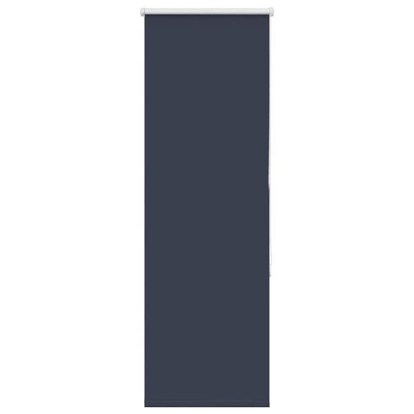 vidaXL Rullgardin m&ouml;rkl&auml;ggning marin 45x150 cm tyg bredd 40,7 cm