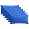 vidaXL Kudd&ouml;verdrag 6 st HOUTEN Kungsbl&aring; 40 x 80 cm Polyester