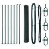 vidaXL St&auml;ngselstolpe Gr&ouml;n 10 x 1 m (13 mm n&auml;t) St&aring;l och PVC
