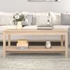 vidaXL Soffbord 110x55x45 cm massiv furu