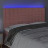 vidaXL S&auml;nggavel LED rosa 160x5x118/128 cm sammet