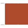 vidaXL Markis vertikal terrakotta 60x1000 cm oxfordtyg