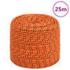 vidaXL B&aring;tlina orange 8 mm 25 m polypropylen