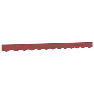 vidaXL Markisvolang vinr&ouml;d randig 300 cm