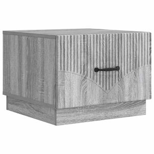 vidaXL Kaffeebord Gr&aring; sonoma-ek 49 x 50 x 37 cm Konstruerat tr&auml;