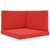 vidaXL Utomhus Soffa Kudde Polyester R&ouml;d 80 x 80 x 8 cm