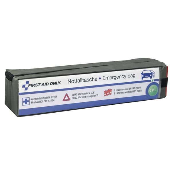 FIRST AID ONLY 3-i-1 N&ouml;dpaket f&ouml;r bil DIN 13164