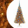 vidaXL Julgran Guld 120 cm PET