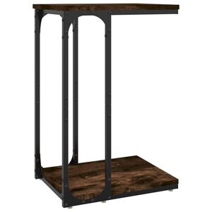 vidaXL Soffbord r&ouml;kf&auml;rgad ek 40x30x60 cm konstruerat tr&auml;