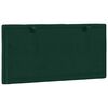 vidaXL Headboard Cushion "Hanko" Dark Green 100 cm Velvet