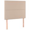 vidaXL S&auml;nggavel Cappuccino 80x5x118/128 cm konstl&auml;der